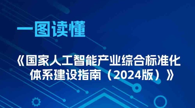 《国家人工智能产业综合标准化体系建设指南（2024版）》一图读懂